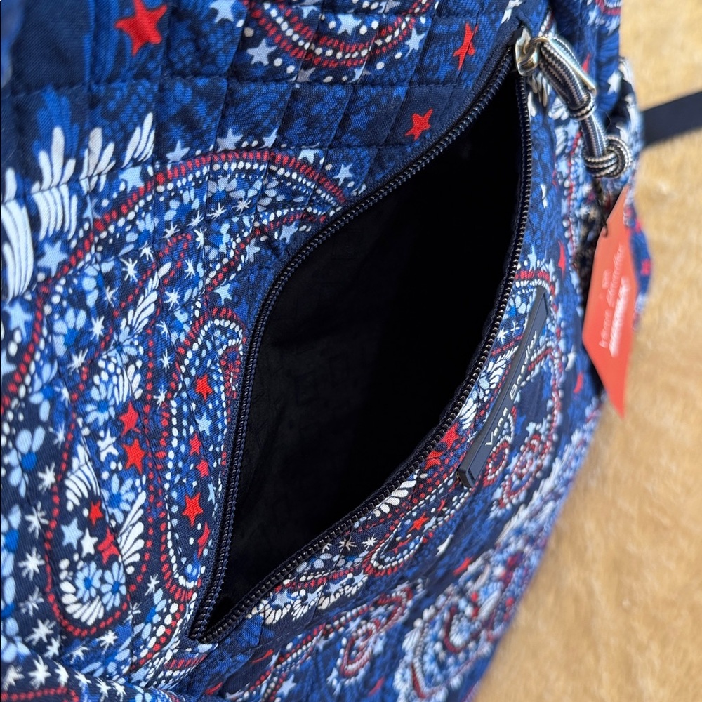 VERA BRADLEY Fireworks Paisley Celebration Backpack - Picture 10 of 13